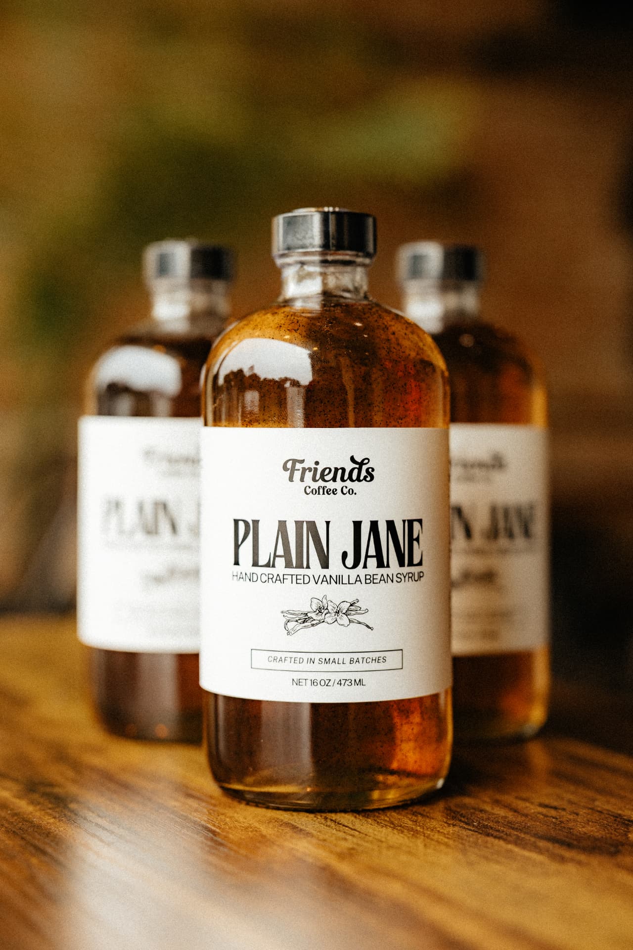 Plain Jane house-made vanilla bean syrup